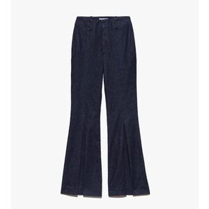 FRAME DENIM PIXIE HIGH WAIST PLEATED CROP WIDE LEG JEANS IN RINSE Sz 30 NEW